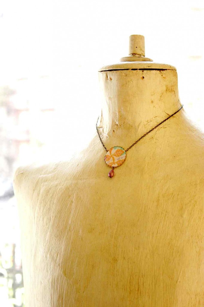 vadjutka fall design textile jewelry - granny