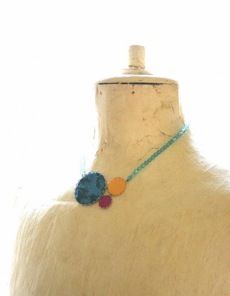 vadjutka textile jewelry necklace 