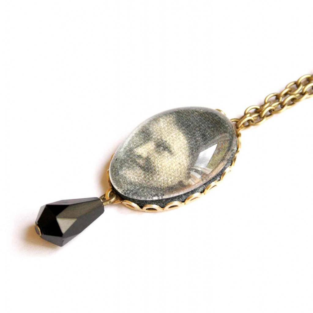 your ancestors - design necklace with vinatge photos by vadjutka