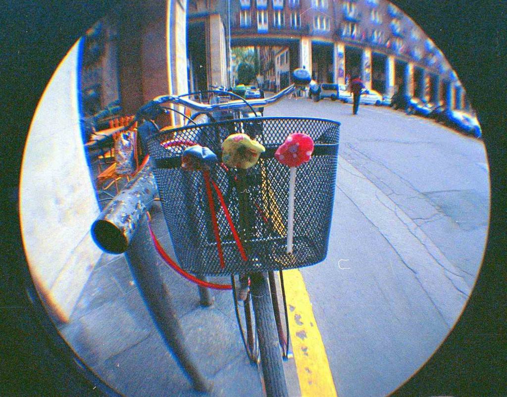 lomography photo: bicycle